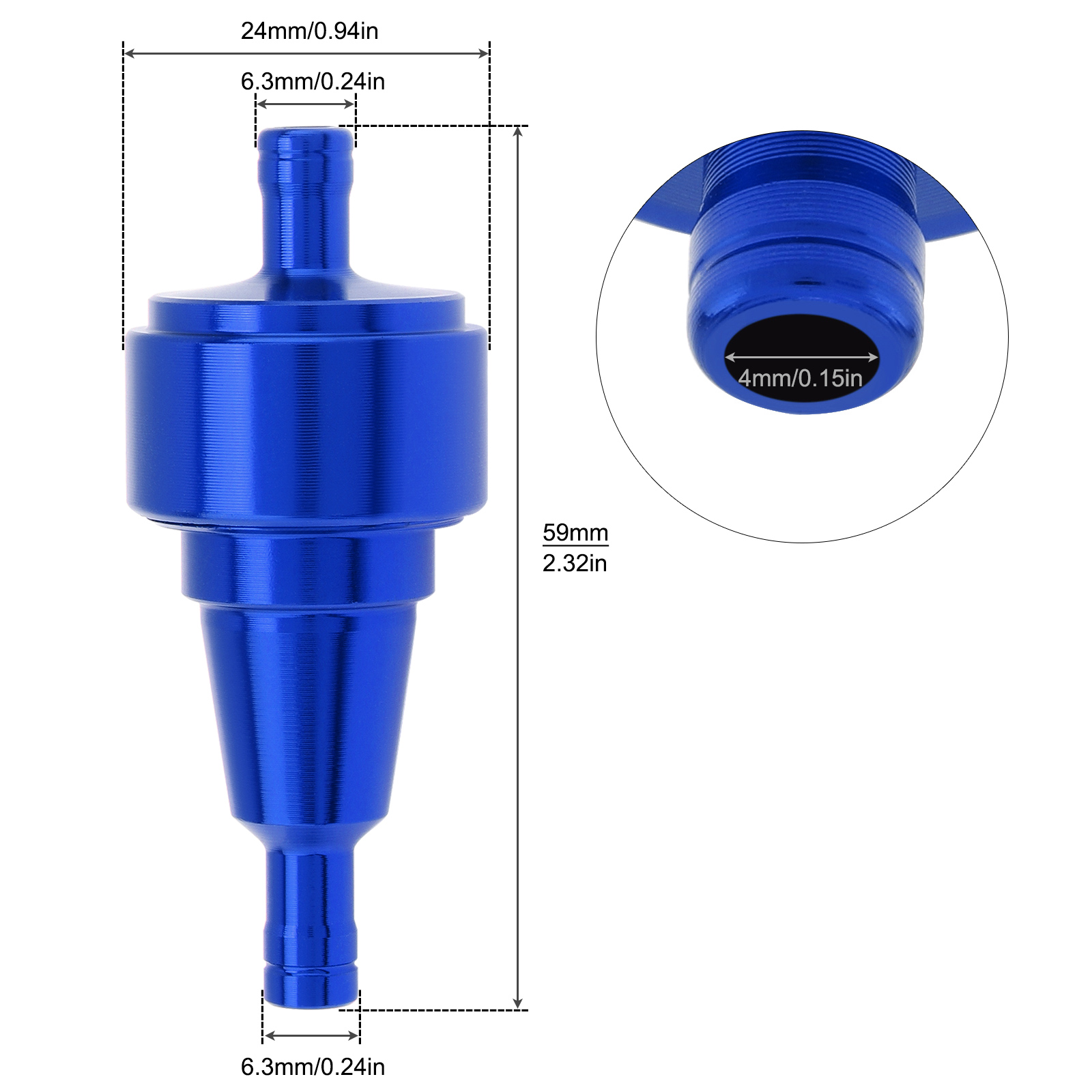 1/4In 6mm Motorcycle Fuel Filt - Motorcycle Oil Filter 评论和价格