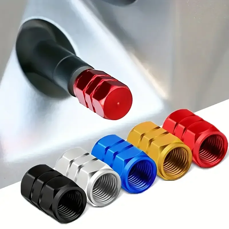 4Pcs Aluminum Tire Valve Caps  - Motorcycle Valve Cover 评论和价格