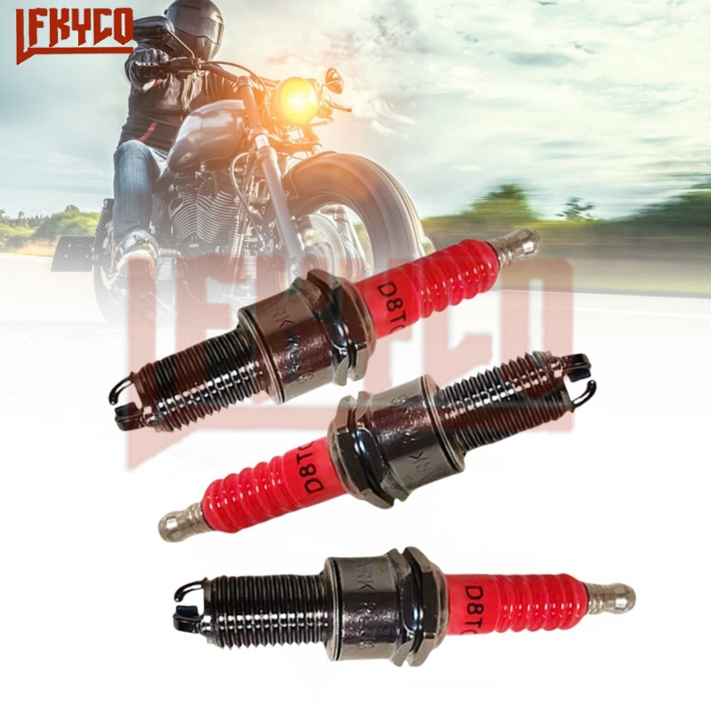 1/2/3/4PCS 3 Electrodes D8TC S - Motorcycle Spark Plug 评论和价格