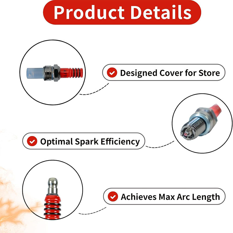 3Pcs A7TC 3Electrode Spark Plu - Motorcycle Spark Plug 评论和价格